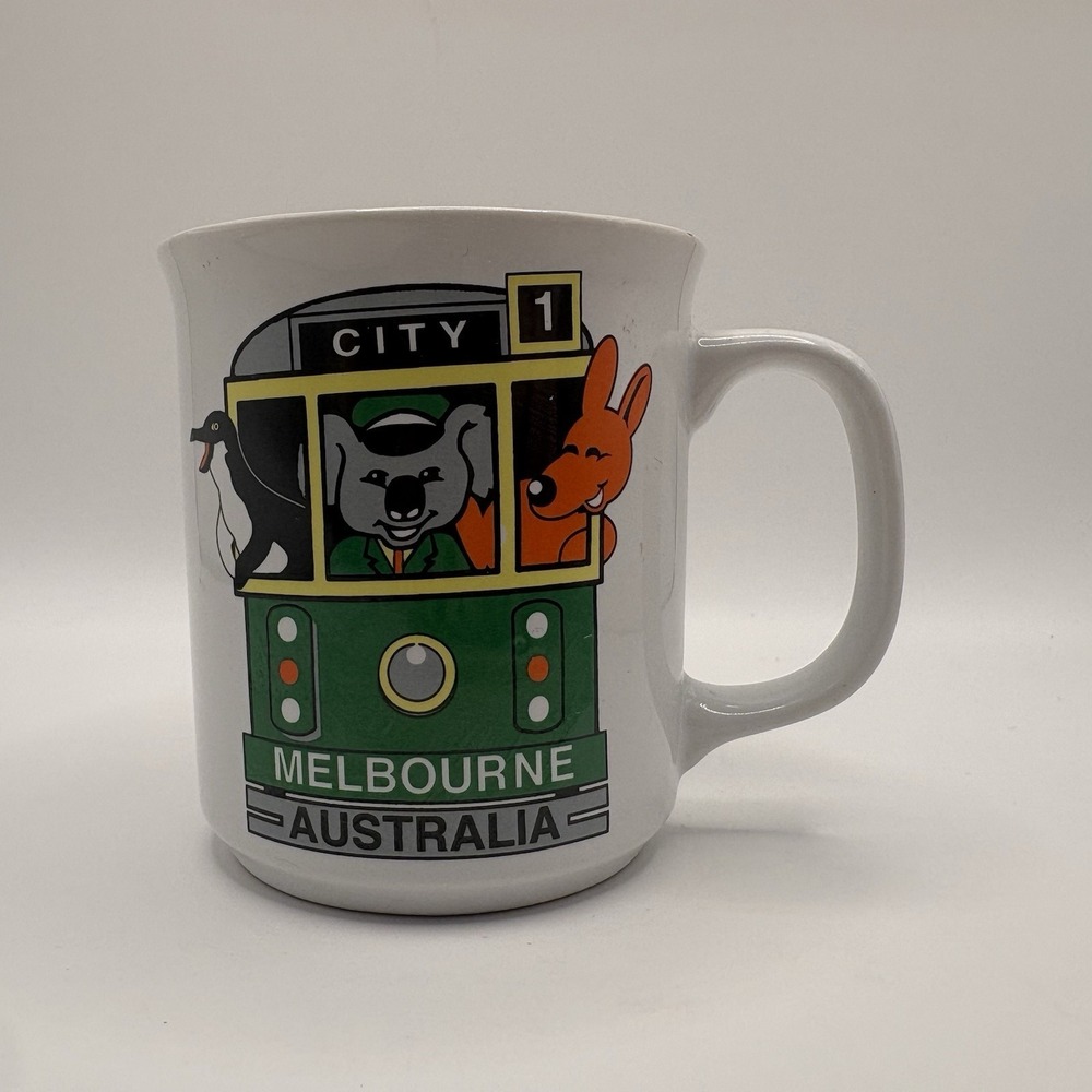 Melbourne Australia Coffee Mug Collectible Travel Souvenir Ceramic Drinkware
